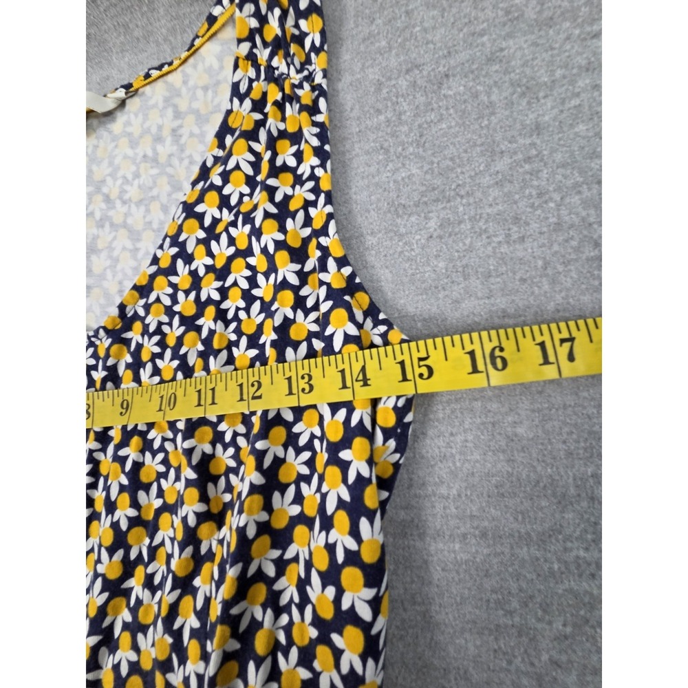 Boden Womens 4 Navy Yellow Scattered Daisies Sleeveless Dress‎ Boho Cottagecore - Picture 5 of 8